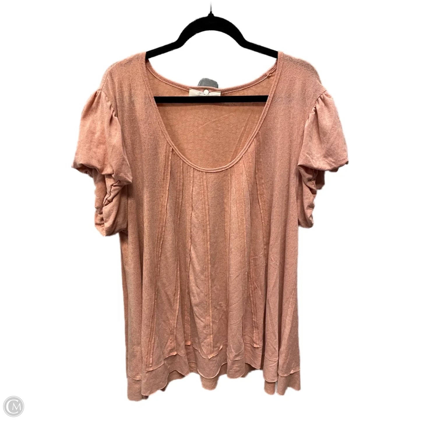 Tunic Short Sleeve By A BEAUTIFUL SOUL In Tan, Size: Xl