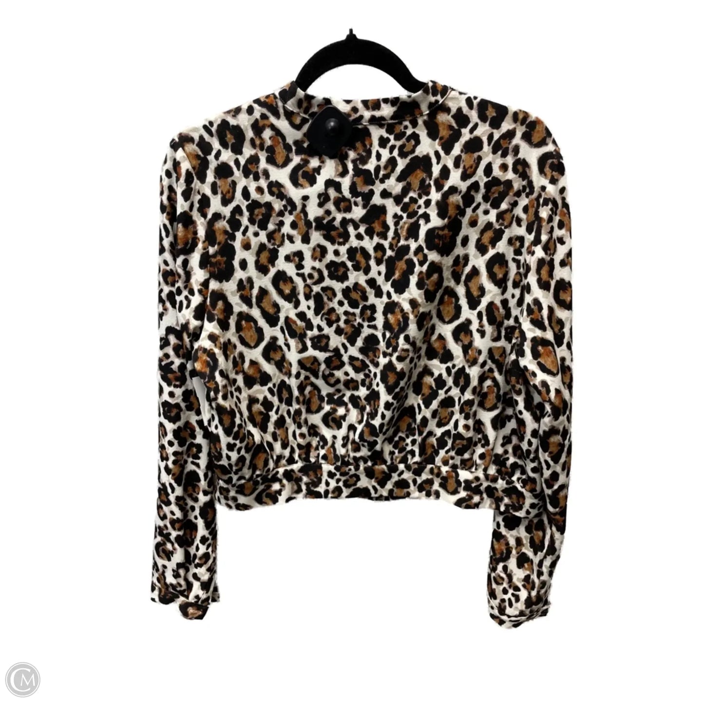Top Long Sleeve By Rachel Roy In Animal Print, Size: M