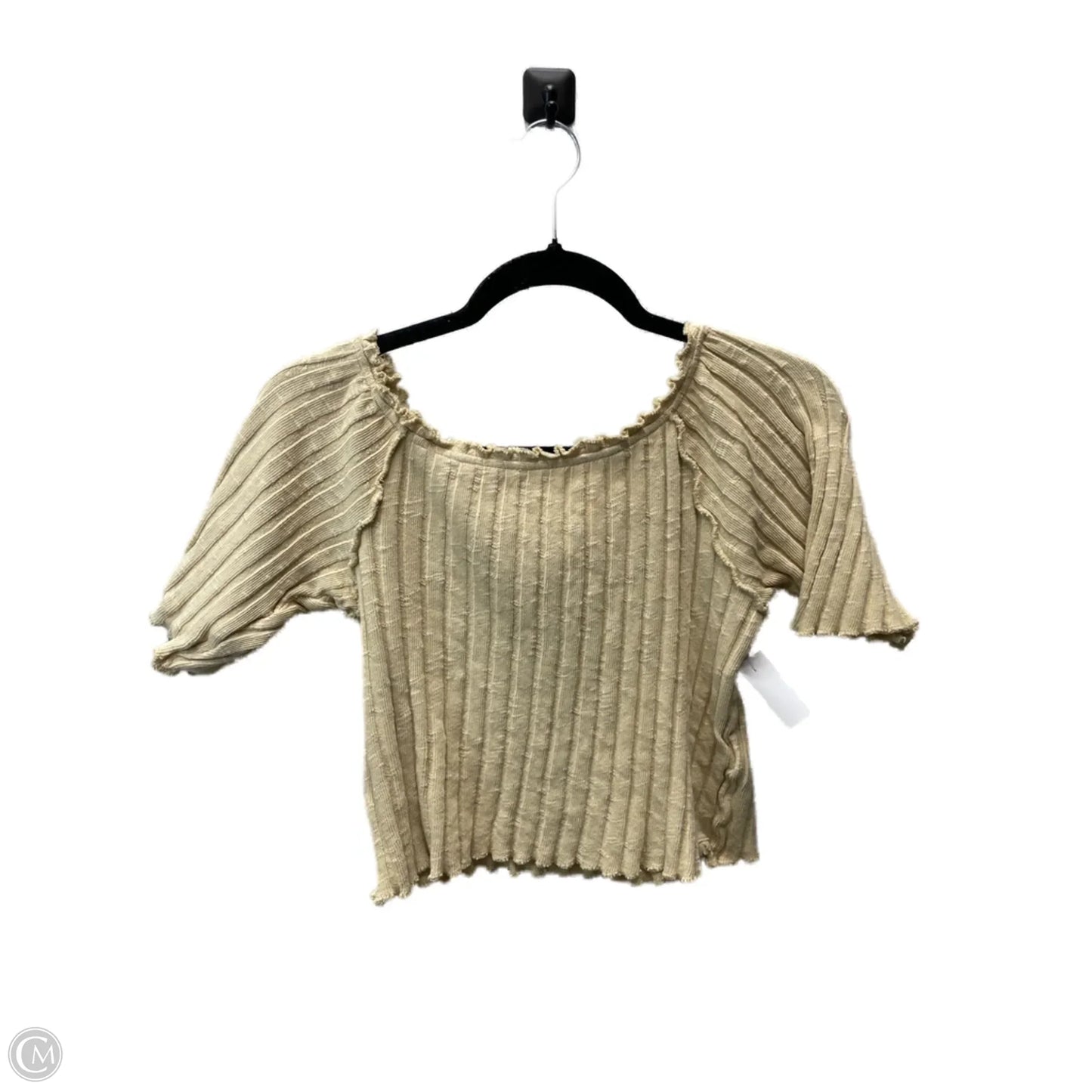 Top Short Sleeve By We The Free In Tan, Size: L