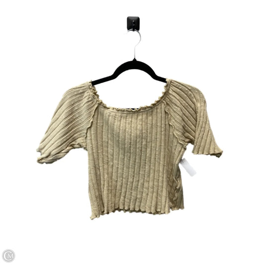 Top Short Sleeve By We The Free In Tan, Size: L