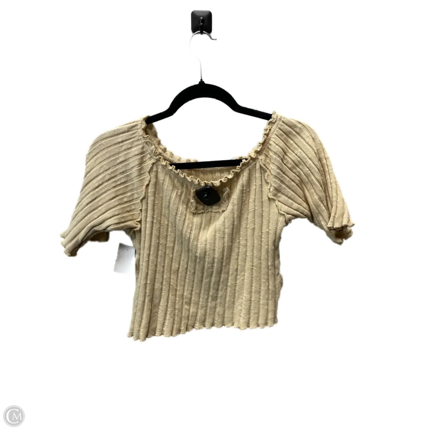Top Short Sleeve By We The Free In Tan, Size: L