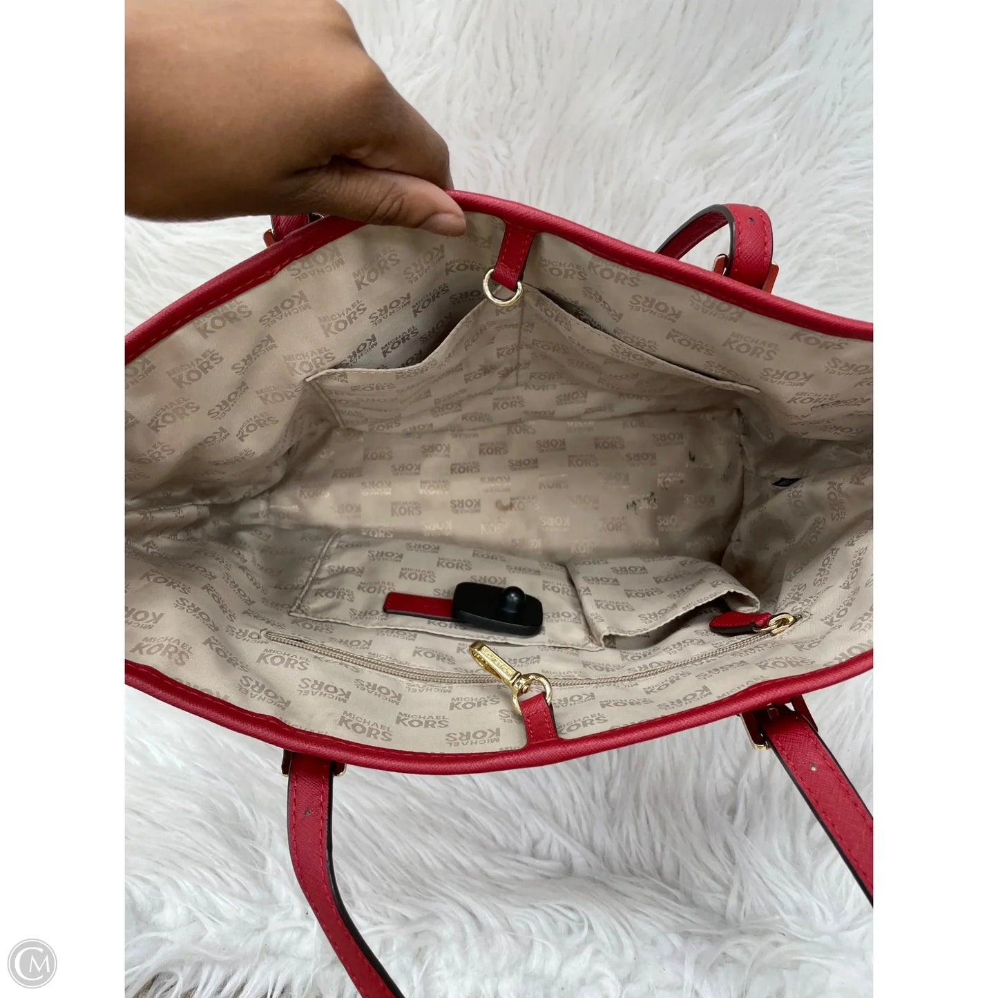 Handbag Designer By Michael Kors, Size: Medium