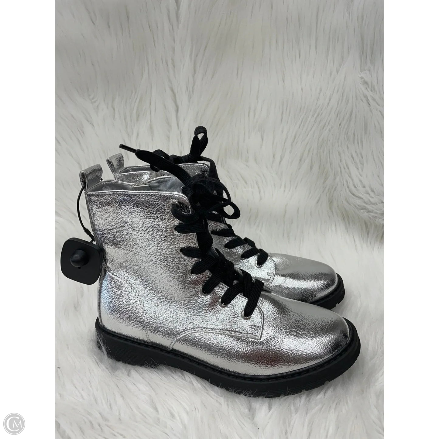 Boots Combat By THERE ABOUTS In Silver, Size: 6