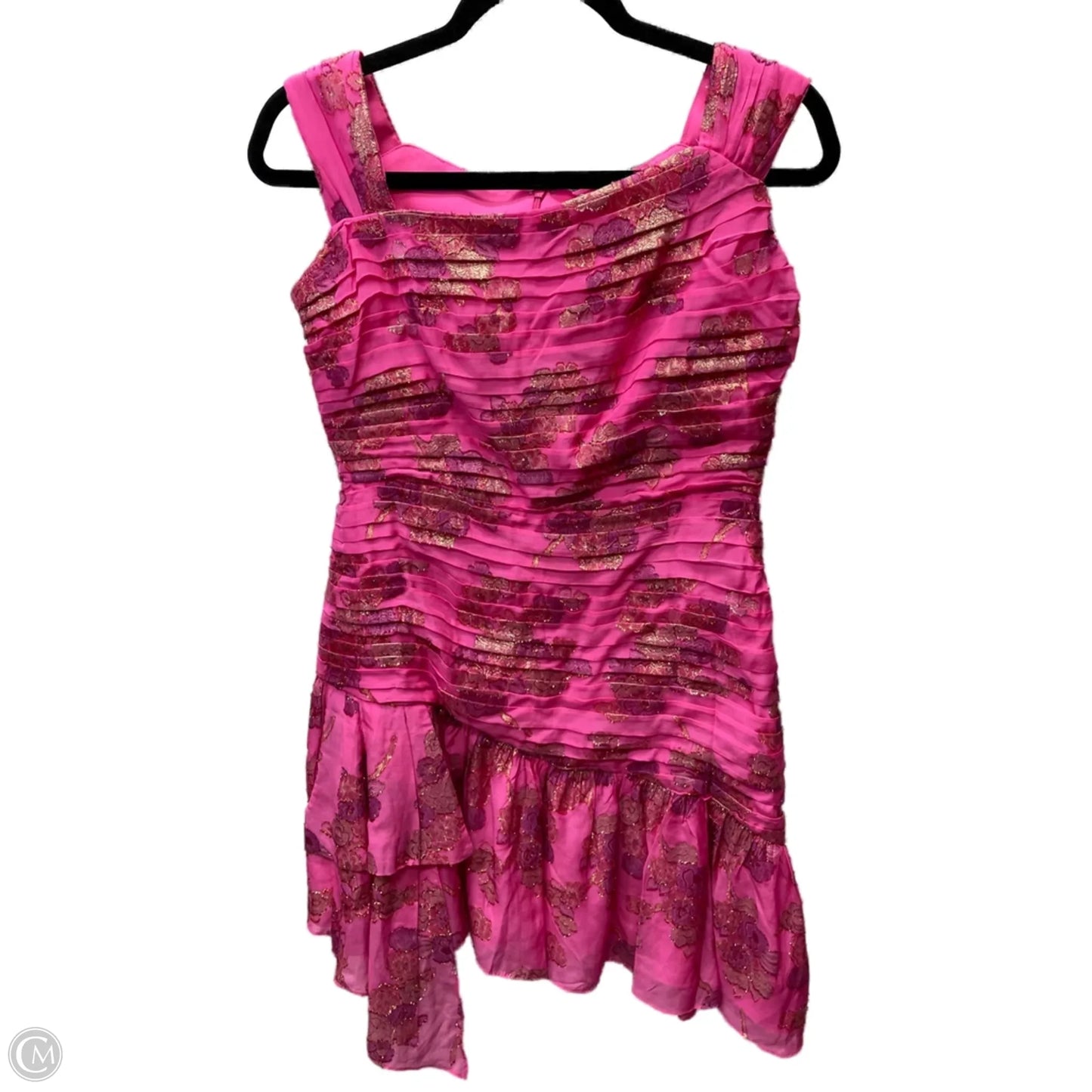 Dress Party Short By Shosanna In Pink & Purple, Size: S