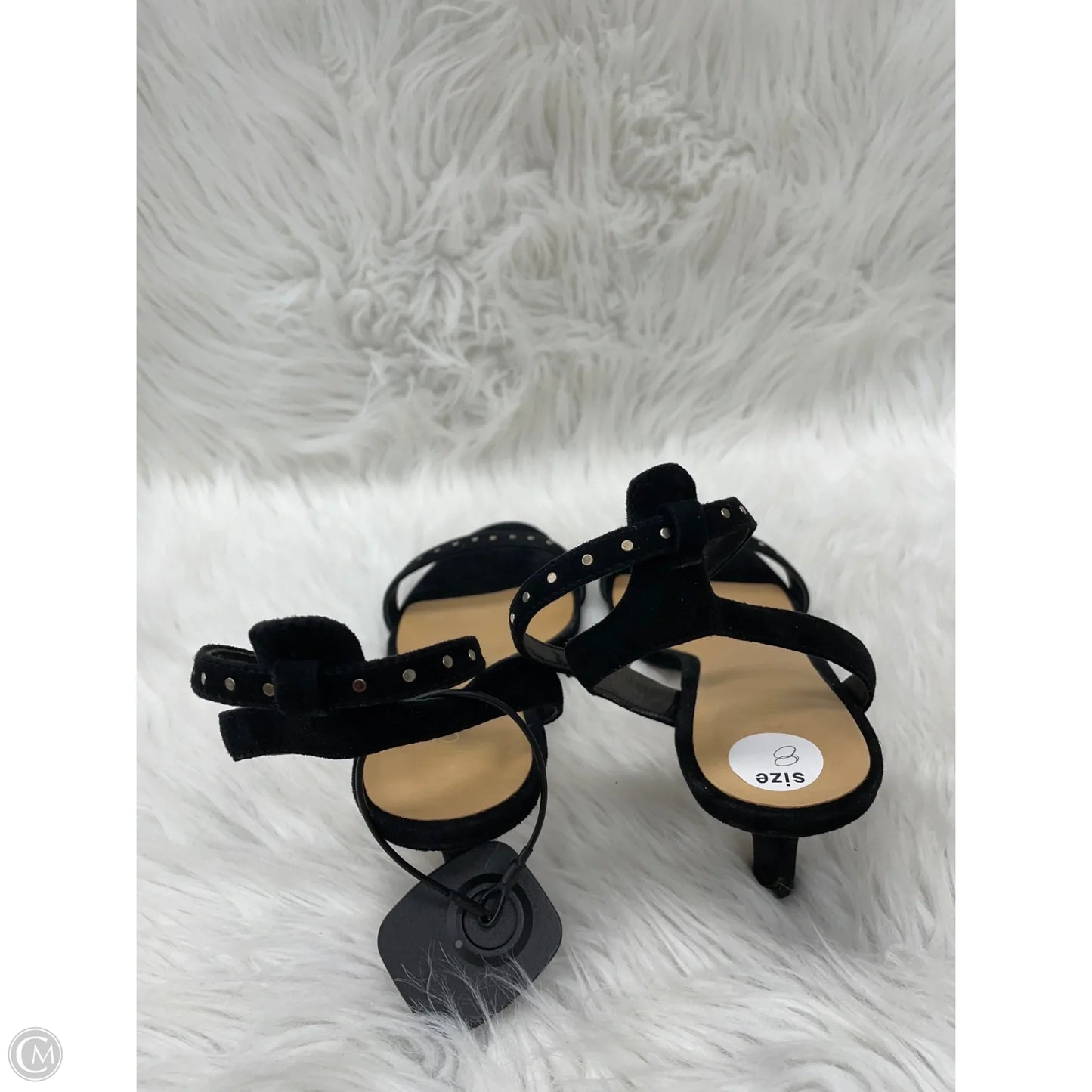 Sandals Heels Kitten By Joie In Black, Size: 8