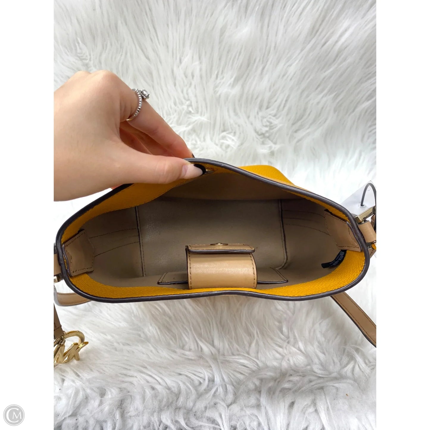 Crossbody Designer By Michael Kors, Size: Medium