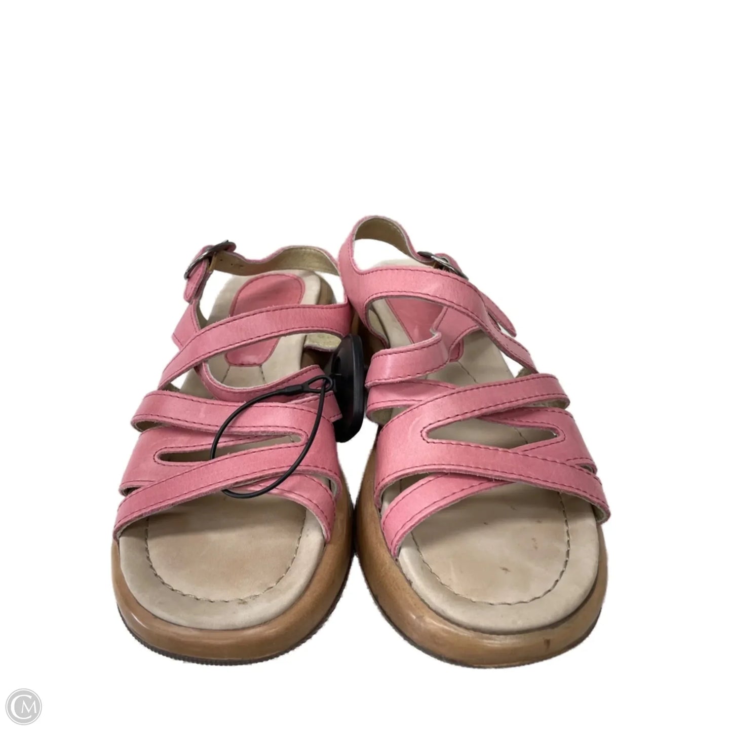 Sandals Heels Wedge By Danskin In Pink, Size: 6