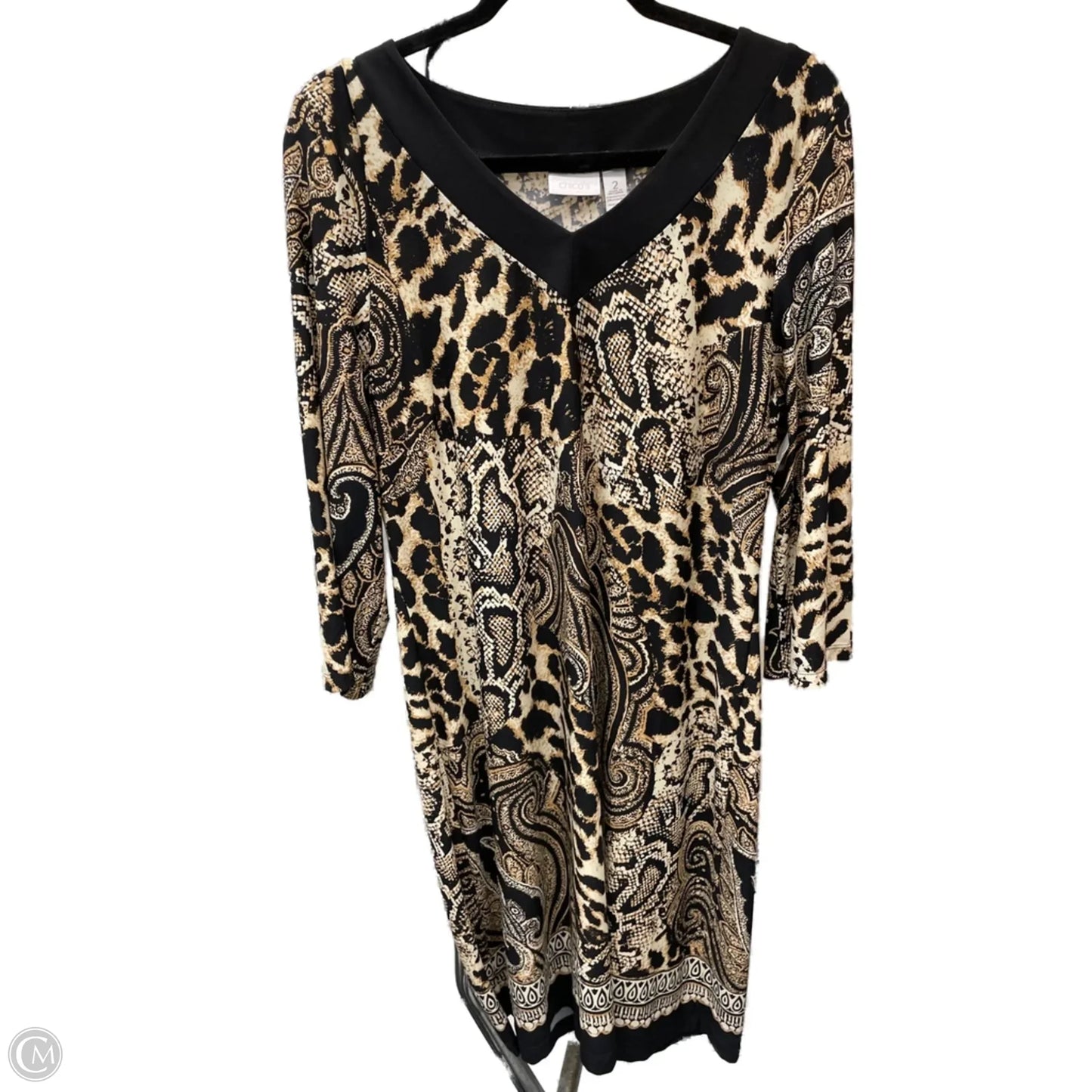 Dress Casual Short By Chicos In Animal Print, Size: M