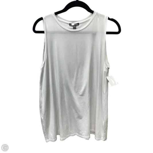 Top Sleeveless By Eileen Fisher In White, Size: M