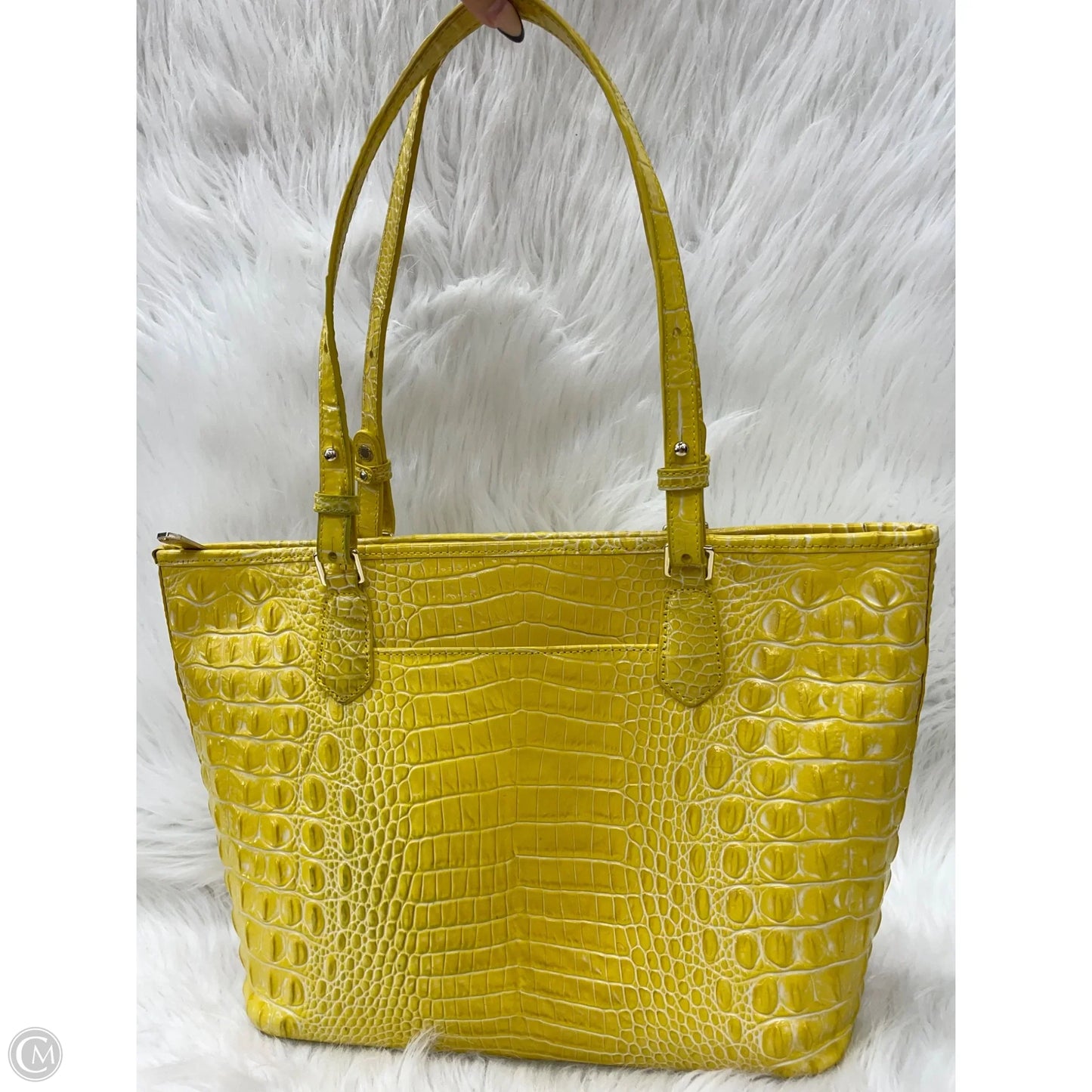 Handbag Designer By Brahmin, Size: Medium