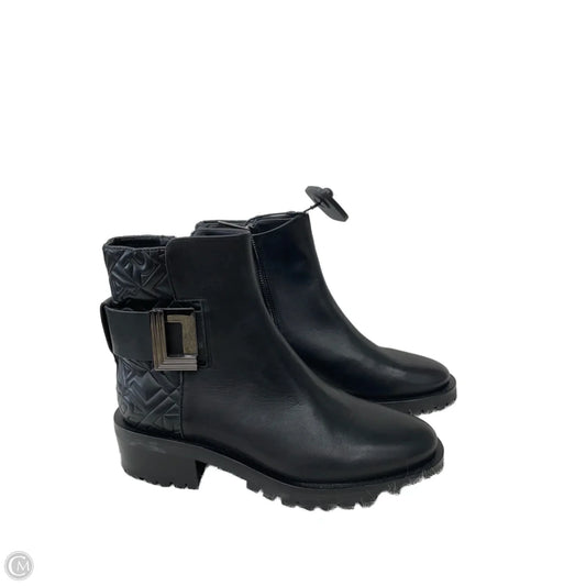 Boots Designer By Karl Lagerfeld In Black, Size: 7