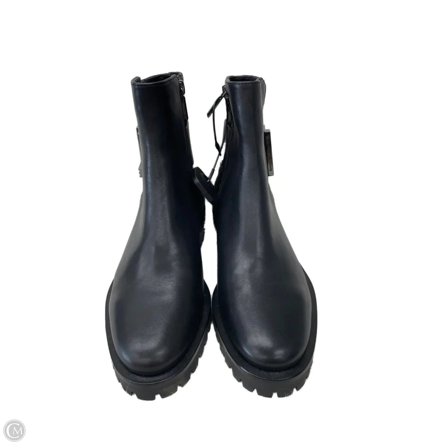 Boots Designer By Karl Lagerfeld In Black, Size: 7
