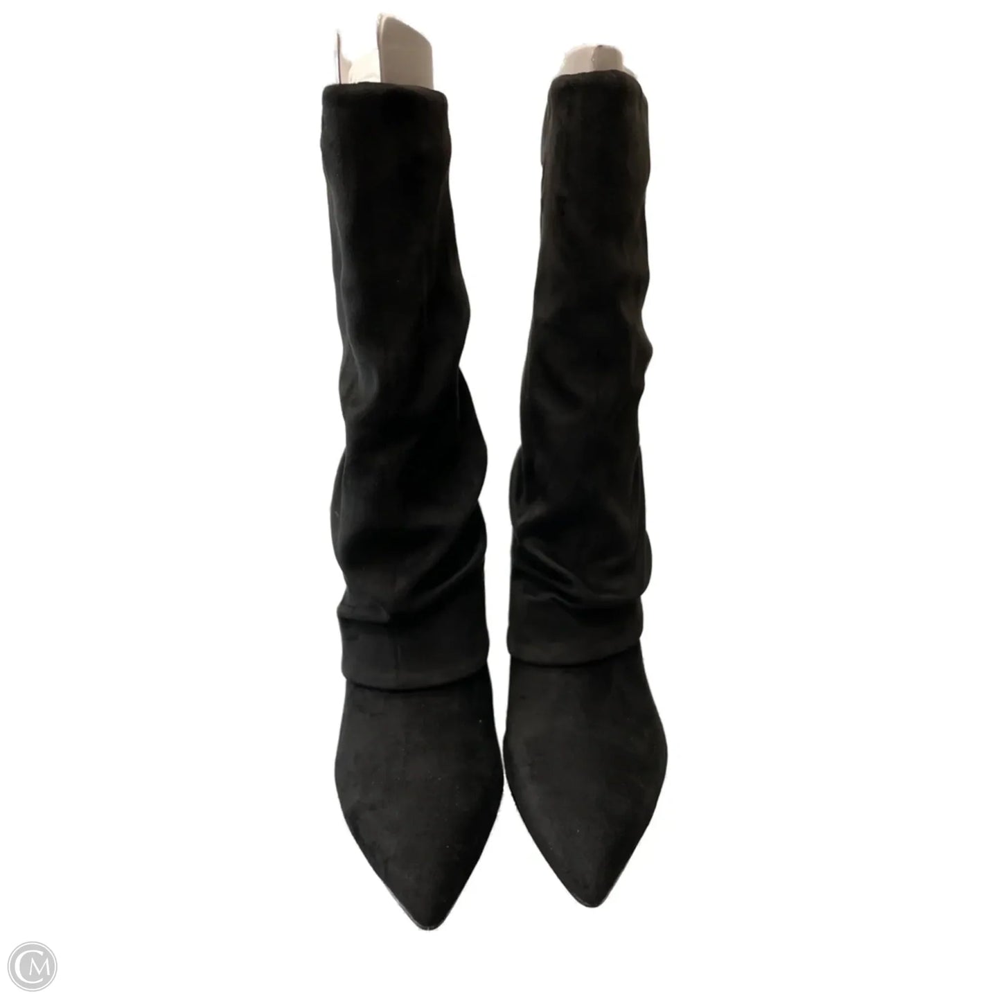 Boots Mid-calf Heels By Nine West In Black, Size: 6.5