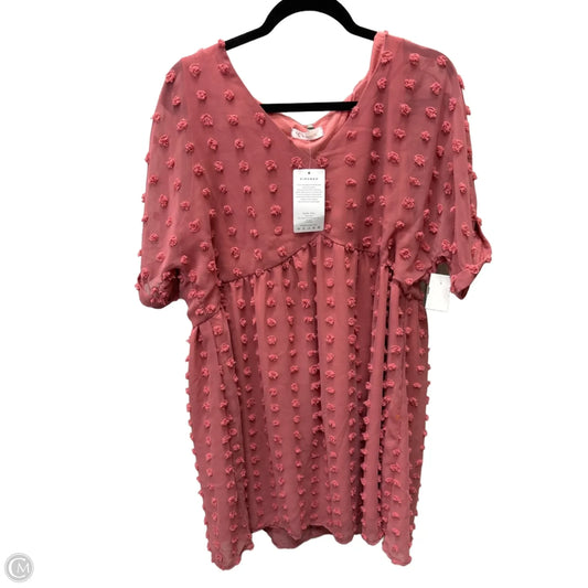 Dress Casual Short By Clothes Mentor In Coral, Size: Xl