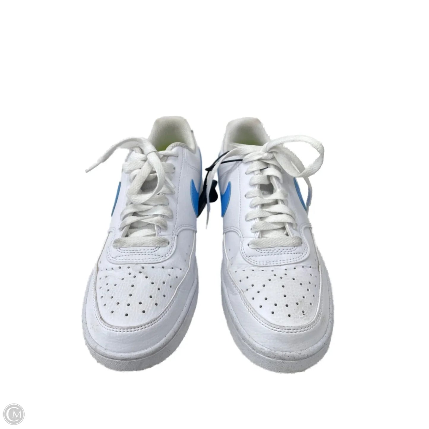 Shoes Sneakers By Nike In Blue & White, Size: 8