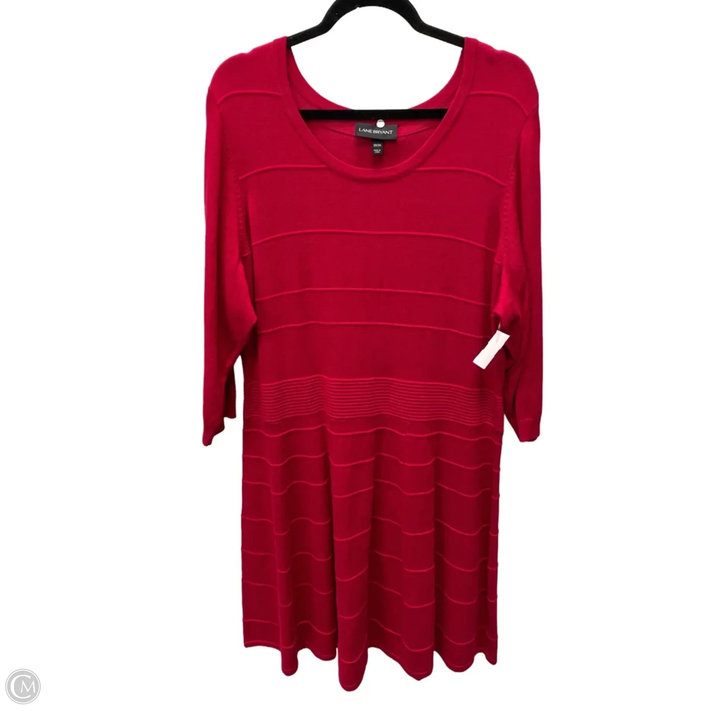 Dress Sweater By Lane Bryant In Red, Size: 2x