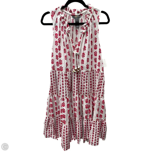 Dress Casual Short By Chelsea And Theodore In Red & White, Size: 2x