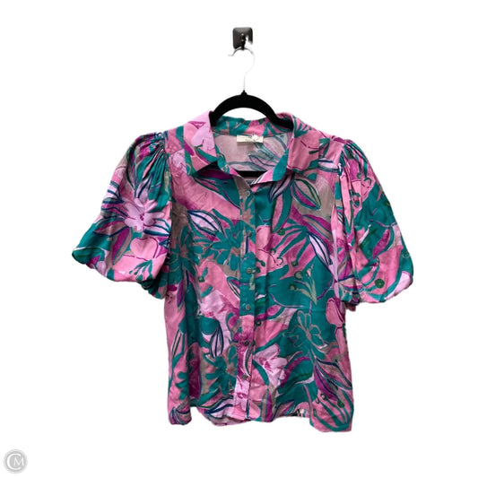 Top Short Sleeve By Entro In Floral Print, Size: S