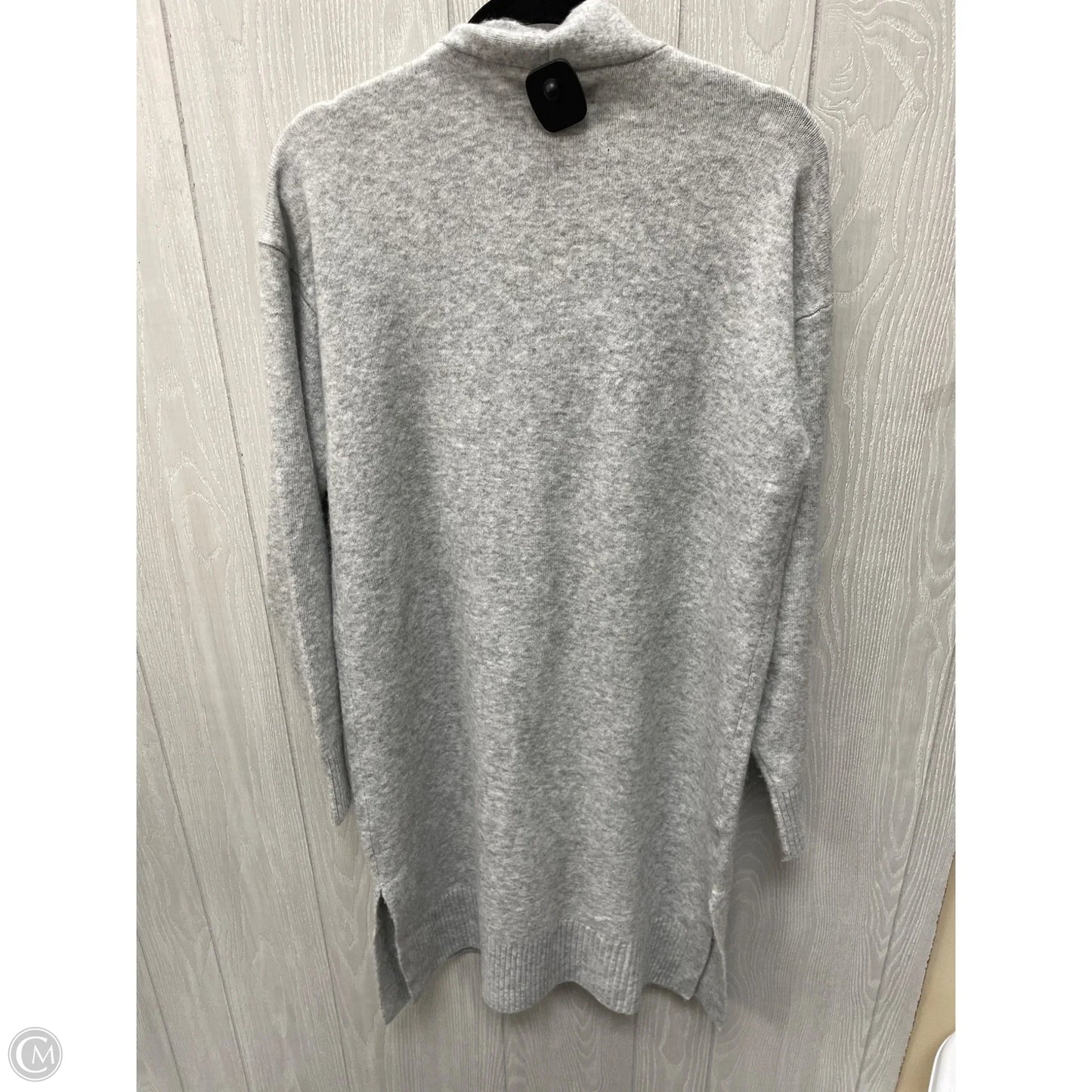 Sweater Cardigan By Loft In Grey, Size: M