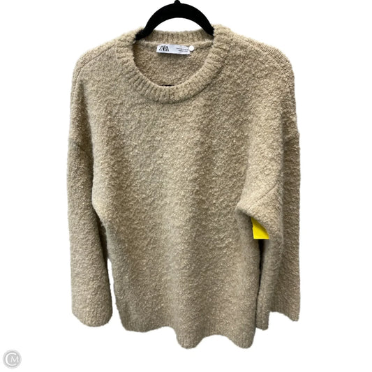 Sweater By Zara In Tan, Size: S