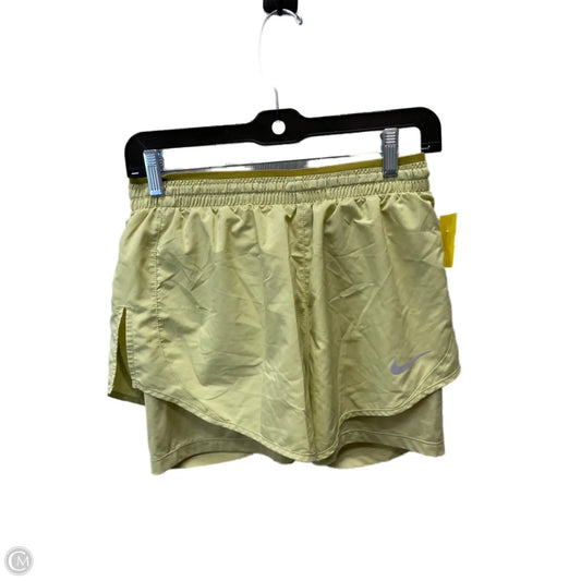 Athletic Shorts By Nike Apparel In Chartreuse, Size: S
