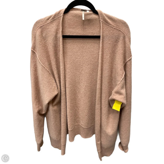 Sweater Cardigan By Free People In Tan, Size: S