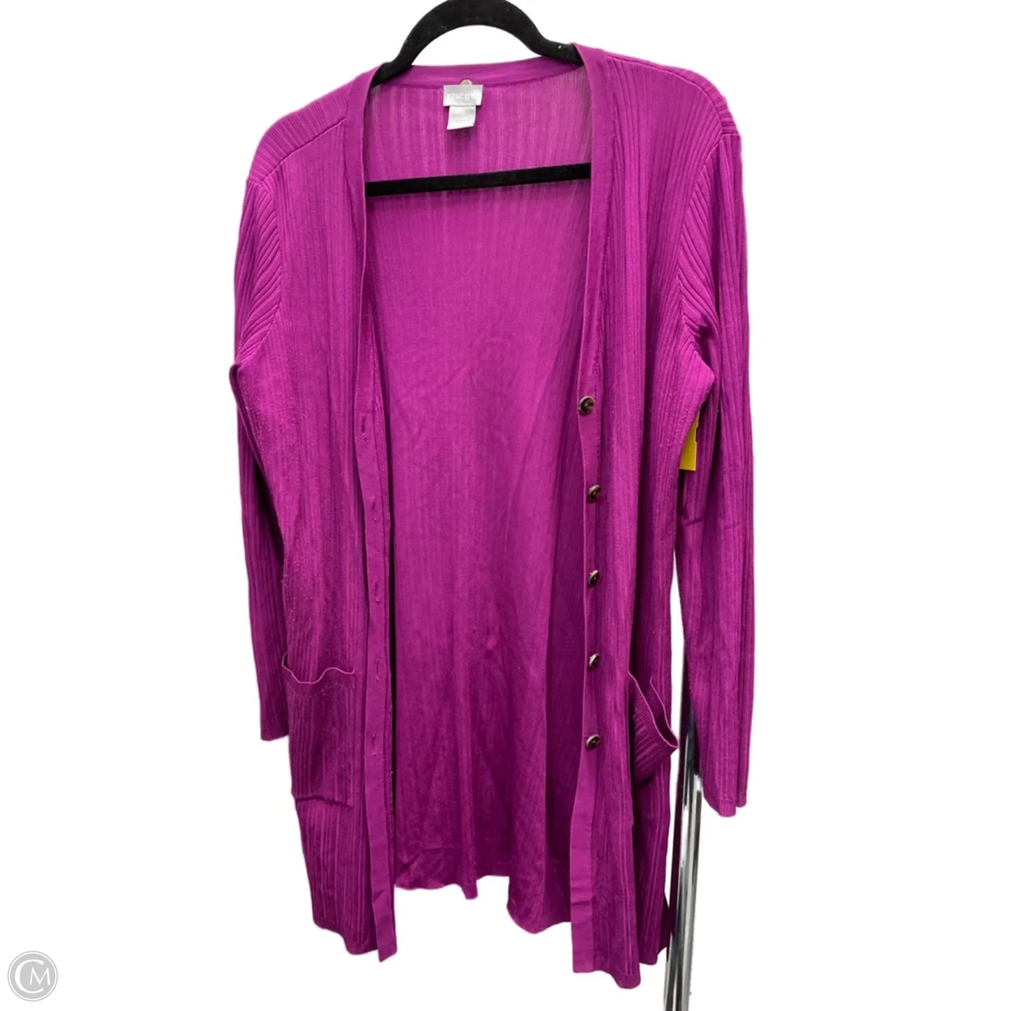 Cardigan By Chicos In Purple, Size: M