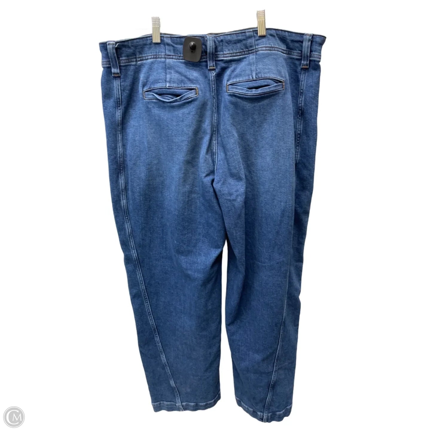 Jeans Wide Leg By Madewell In Blue Denim, Size: 16