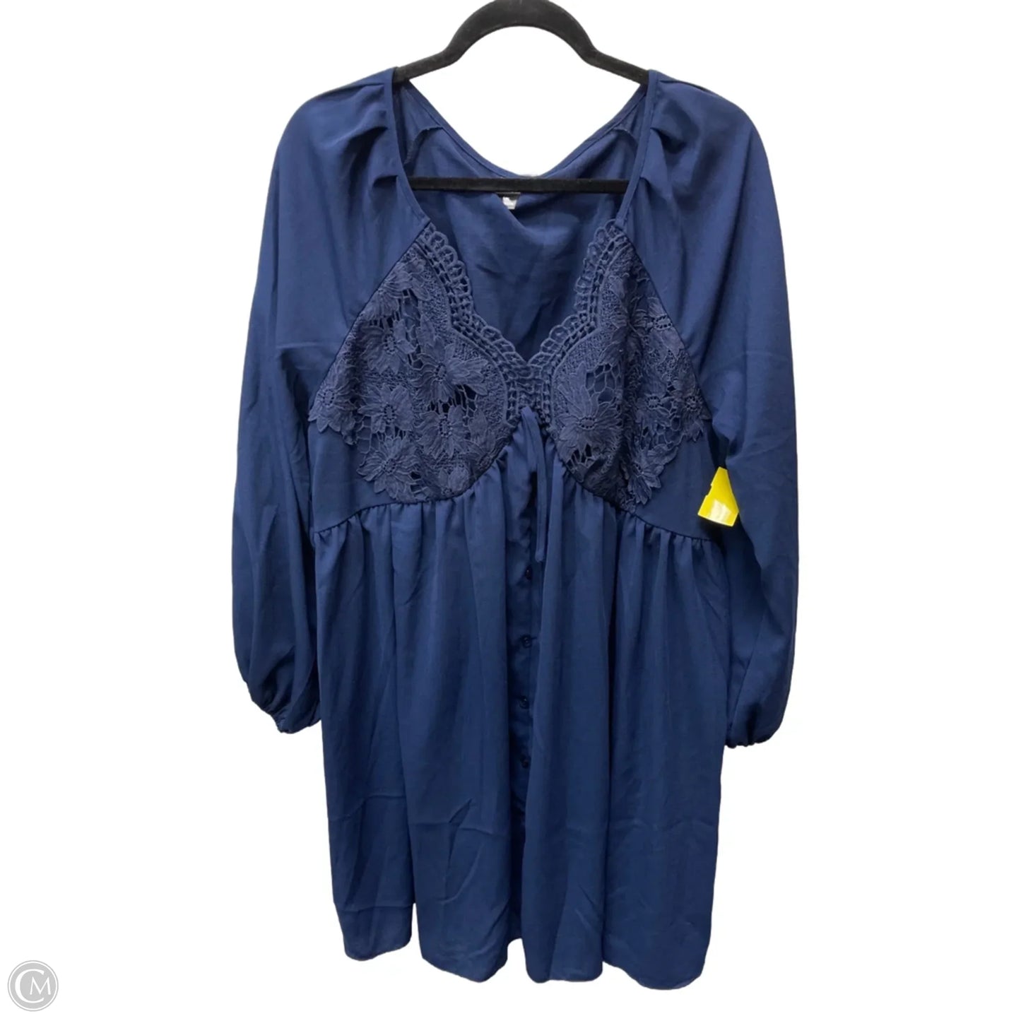 Dress Casual Short By Shein In Navy, Size: 1x