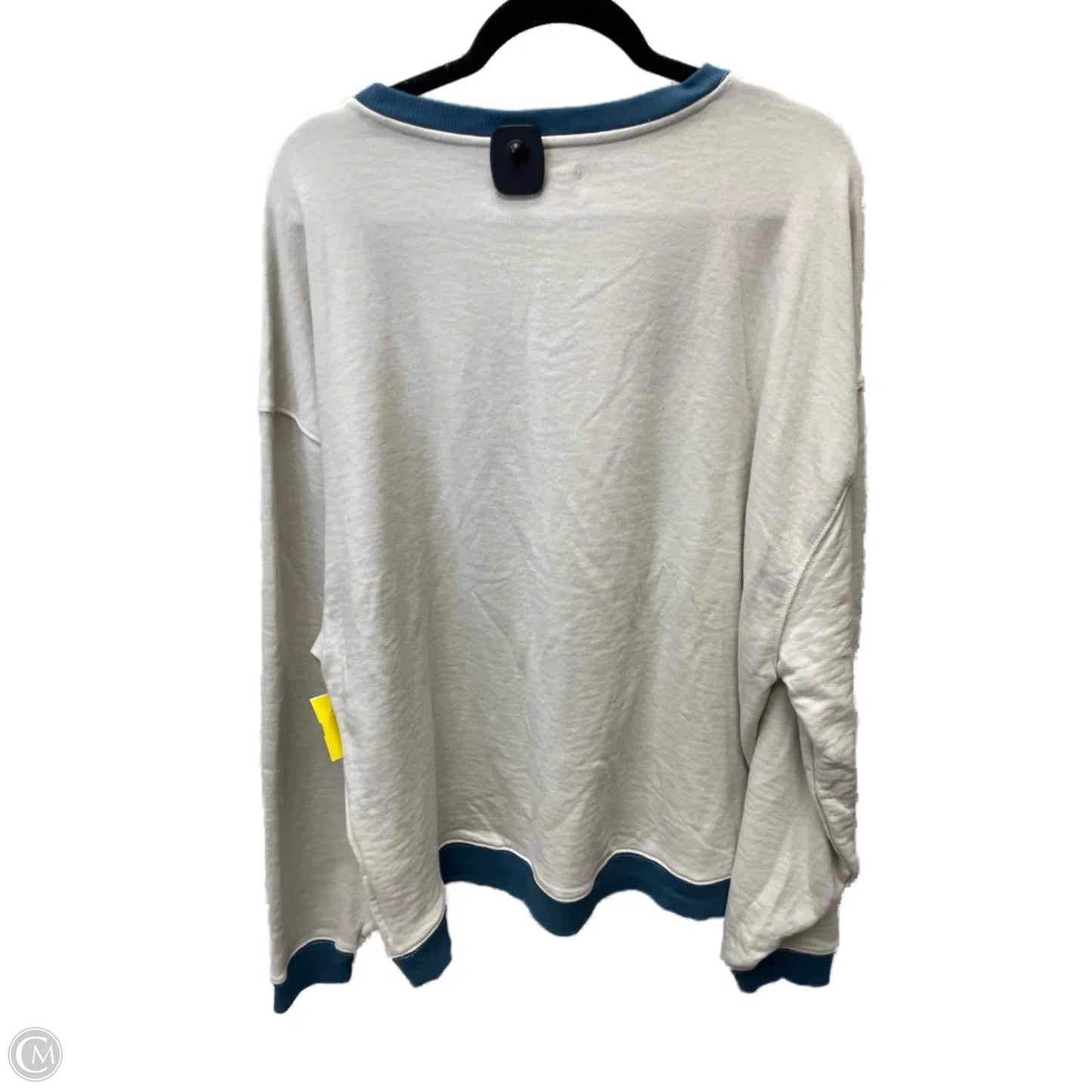 Tunic Long Sleeve By We The Free In Blue & Tan, Size: M