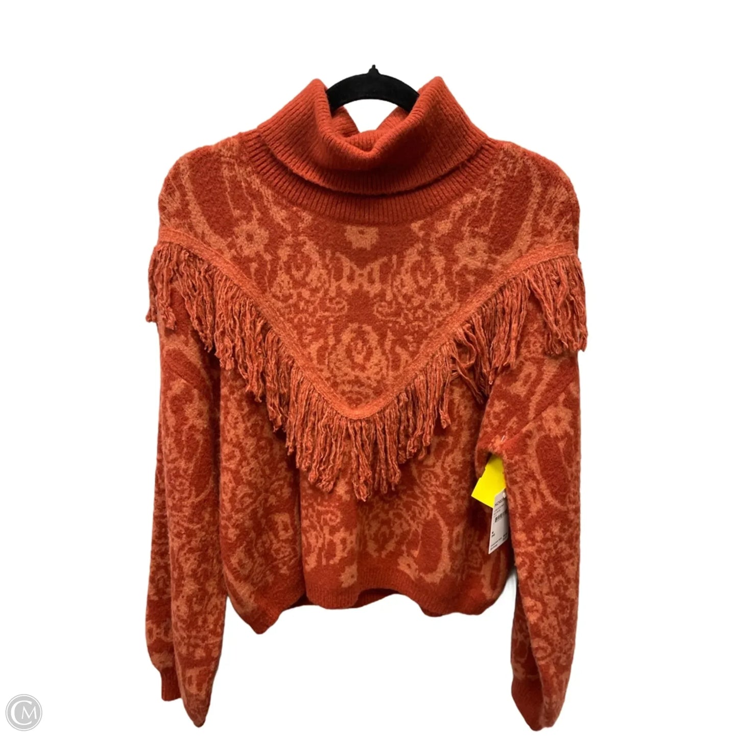 Sweater By Clothes Mentor In Orange, Size: M