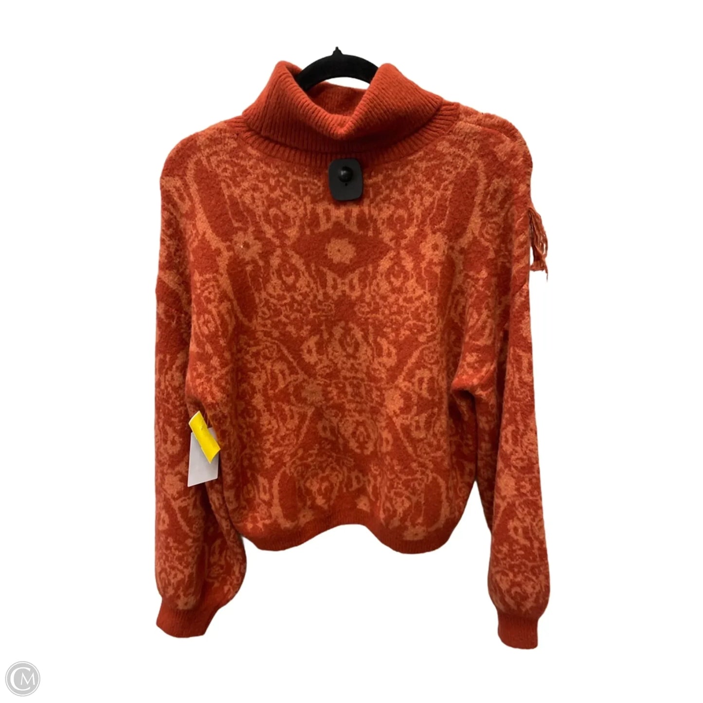 Sweater By Clothes Mentor In Orange, Size: M