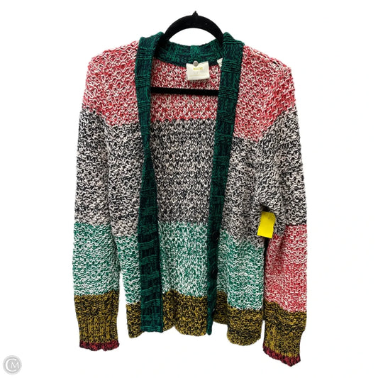 Sweater Cardigan By Maeve In Multi-colored, Size: L