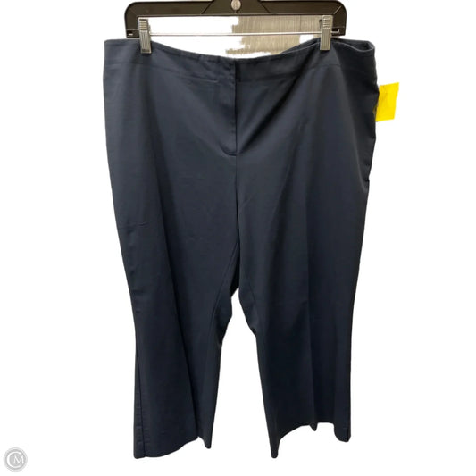 Pants Designer By Lafayette 148 In Navy, Size: 16