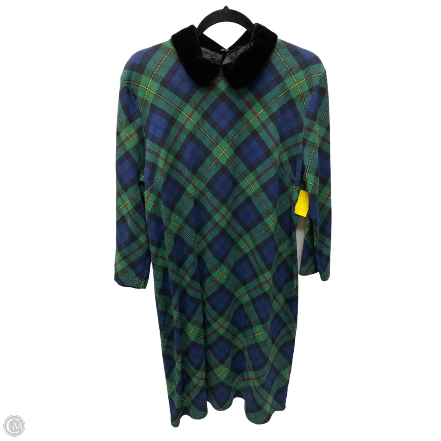 Dress Work By Talbots In Blue & Green, Size: Xl