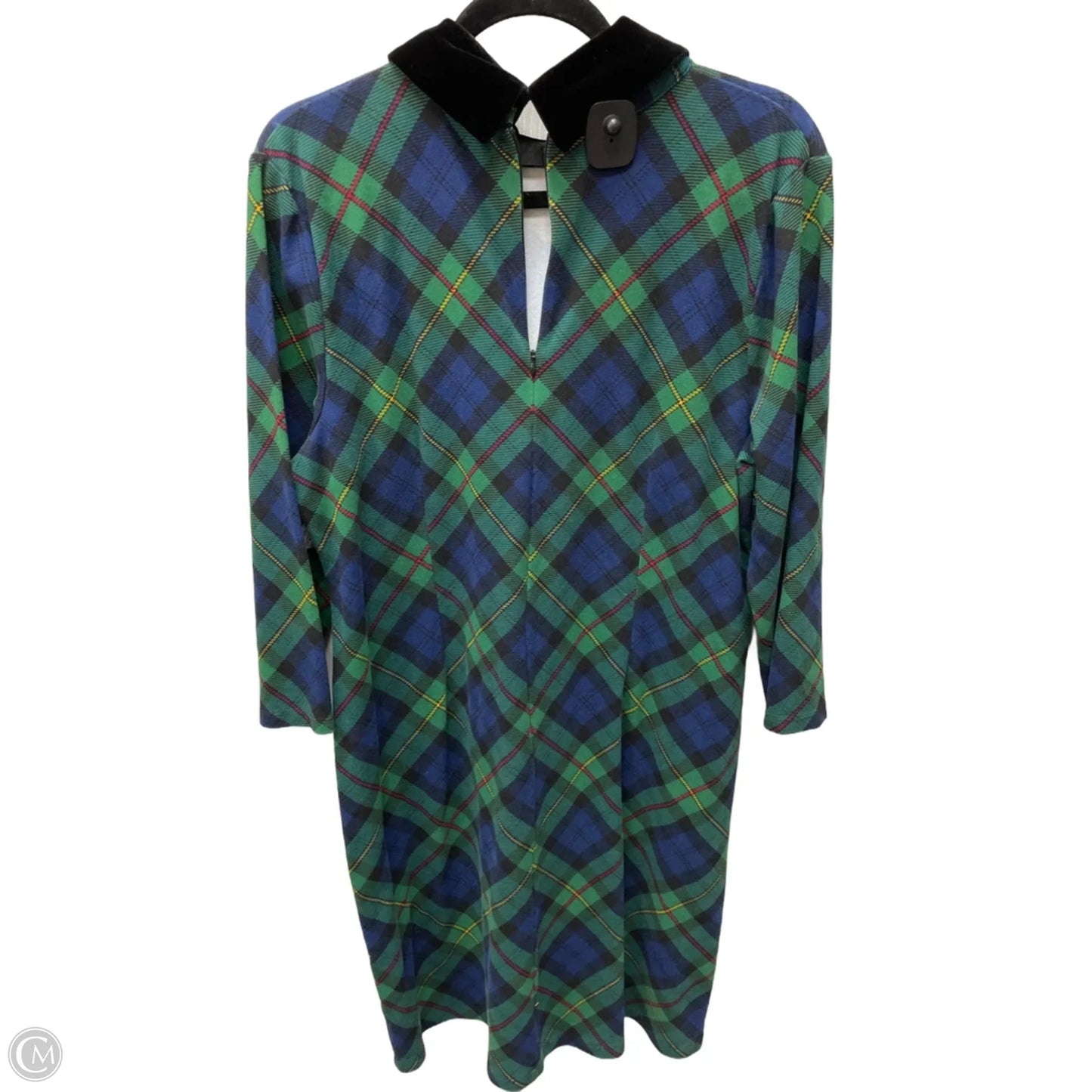 Dress Work By Talbots In Blue & Green, Size: Xl