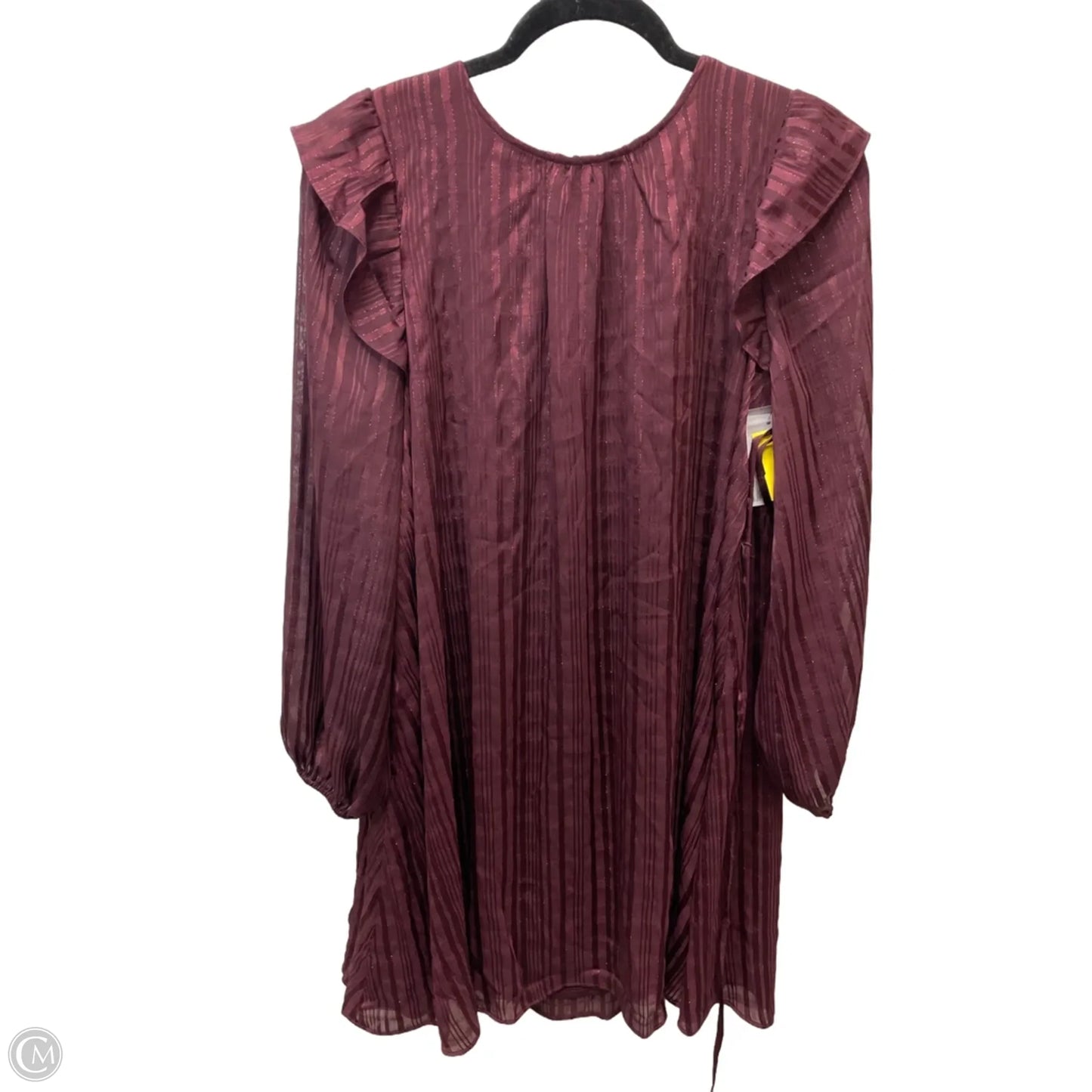 Dress Casual Short By Nine West Apparel In Maroon, Size: S