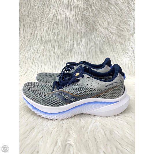 Shoes Athletic By Saucony In Blue & Grey, Size: 8