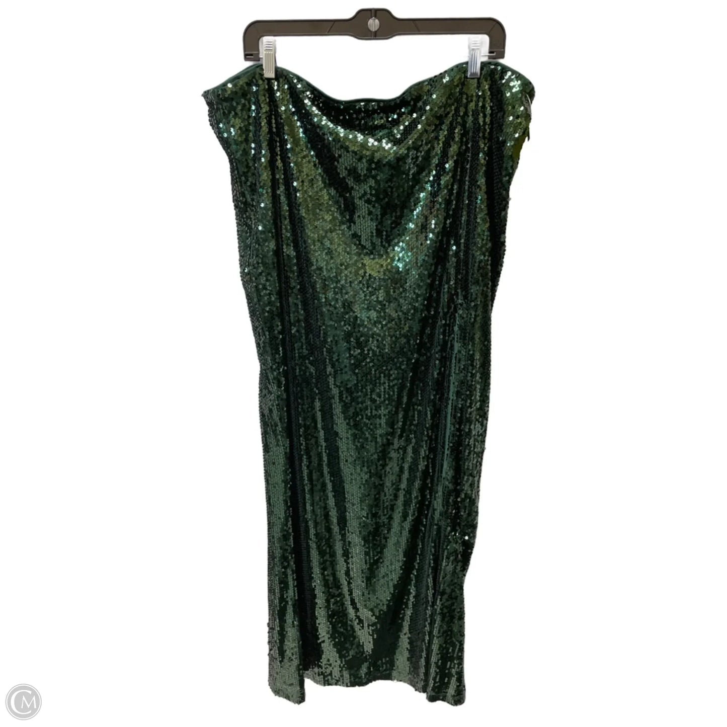 Skirt Maxi By Fashion Nova In Green, Size: 26