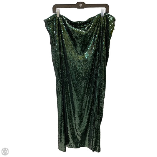 Skirt Maxi By Fashion Nova In Green, Size: 26