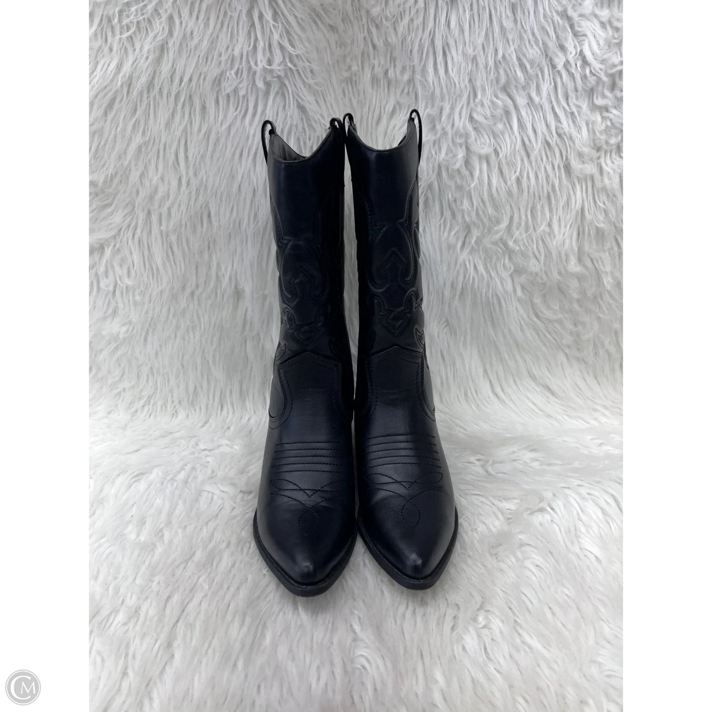 Boots Western By Clothes Mentor In Black, Size: 9