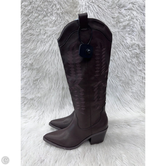 Boots Western By Clothes Mentor In Brown, Size: 8