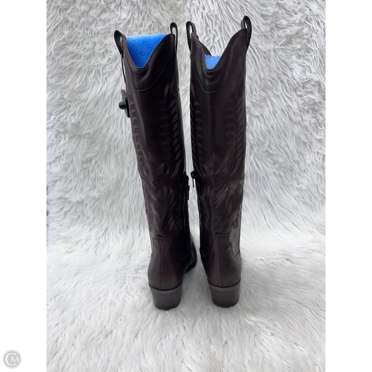 Boots Western By Clothes Mentor In Brown, Size: 8