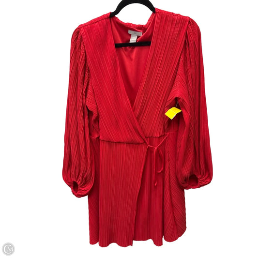 Dress Party Short By H&m In Red, Size: Xl