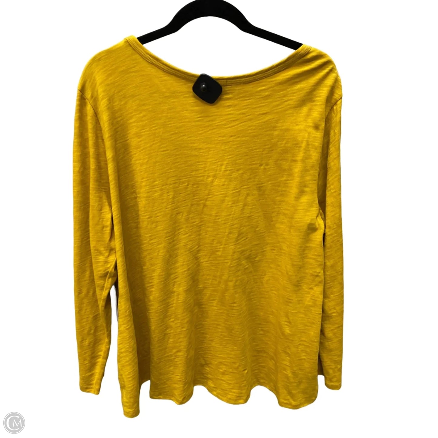 Top Long Sleeve By Habitat In Yellow, Size: Xl