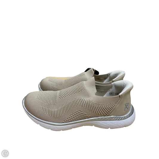Shoes Sneakers By Riekers In Tan & White, Size: 9.5
