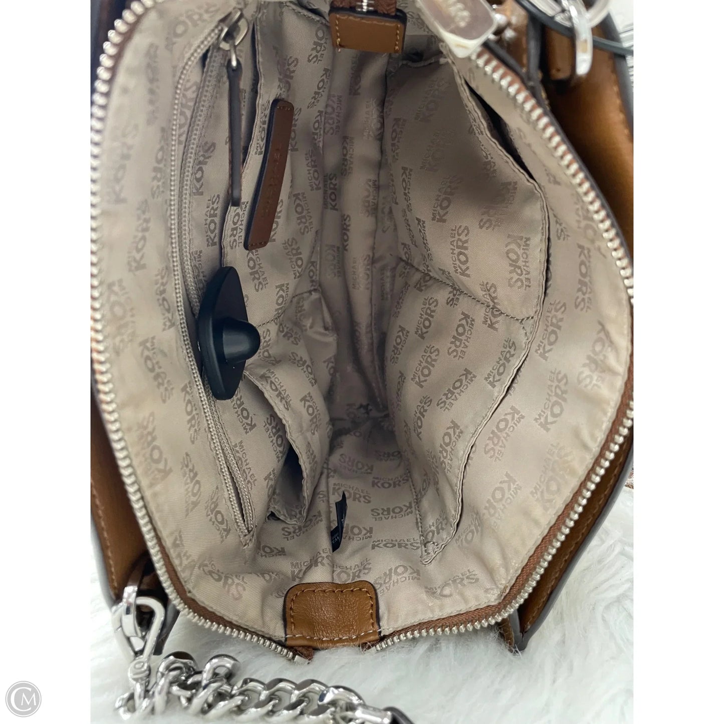 Crossbody Designer By Michael Kors, Size: Medium