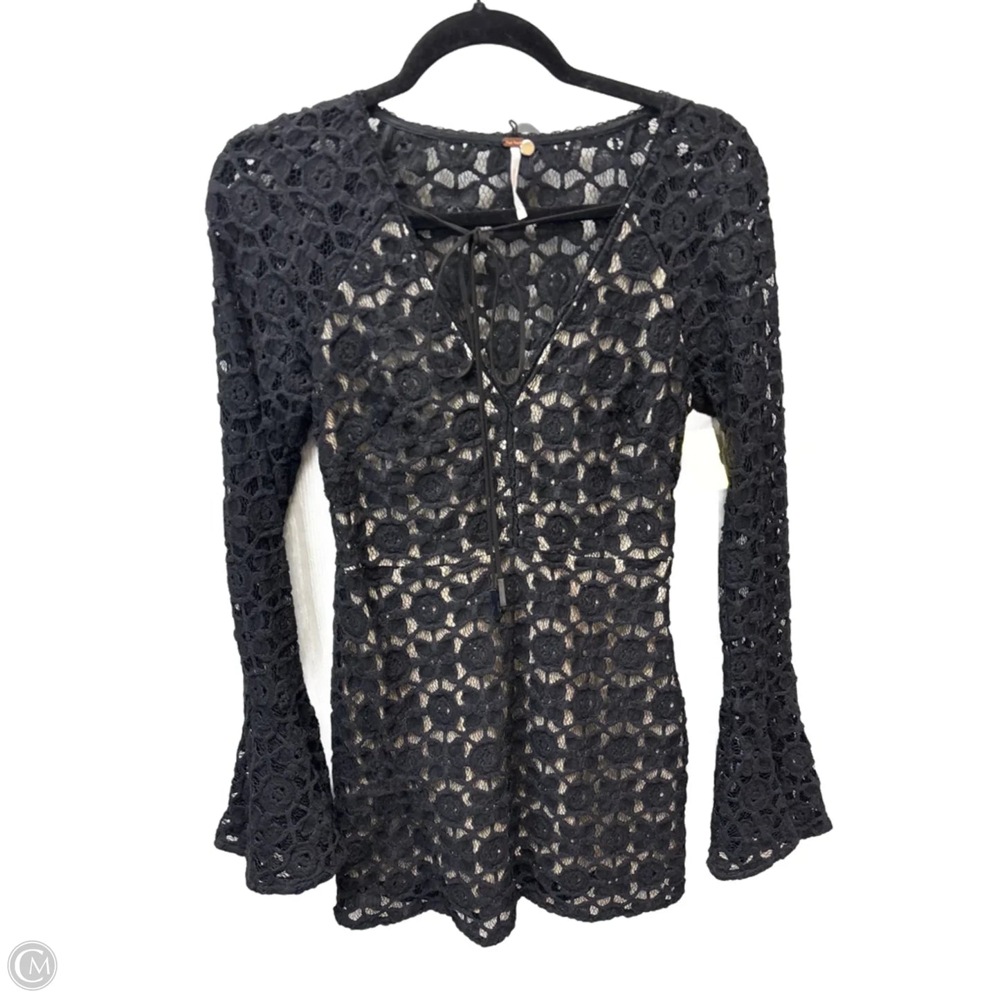 Dress Casual Short By Free People In Black & Cream, Size: Xs