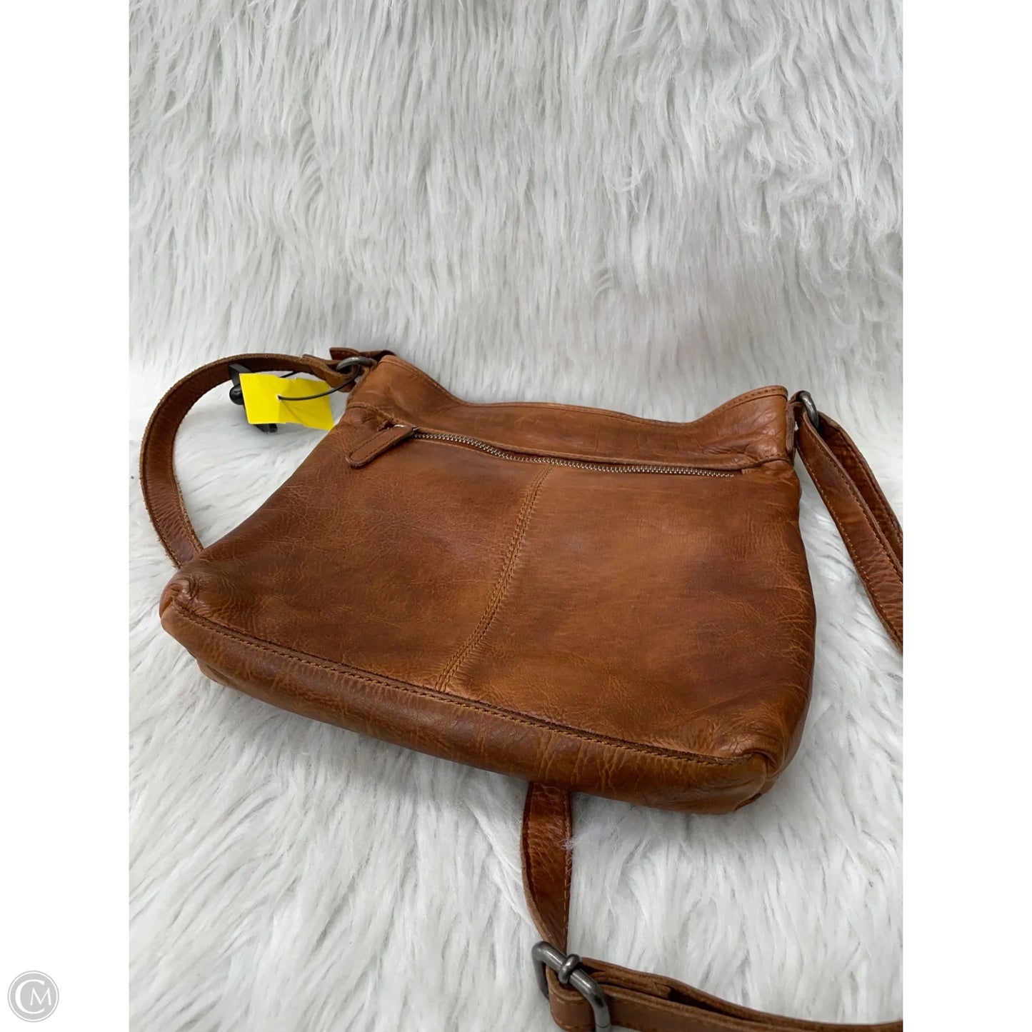 Crossbody Leather By Cmc, Size: Medium