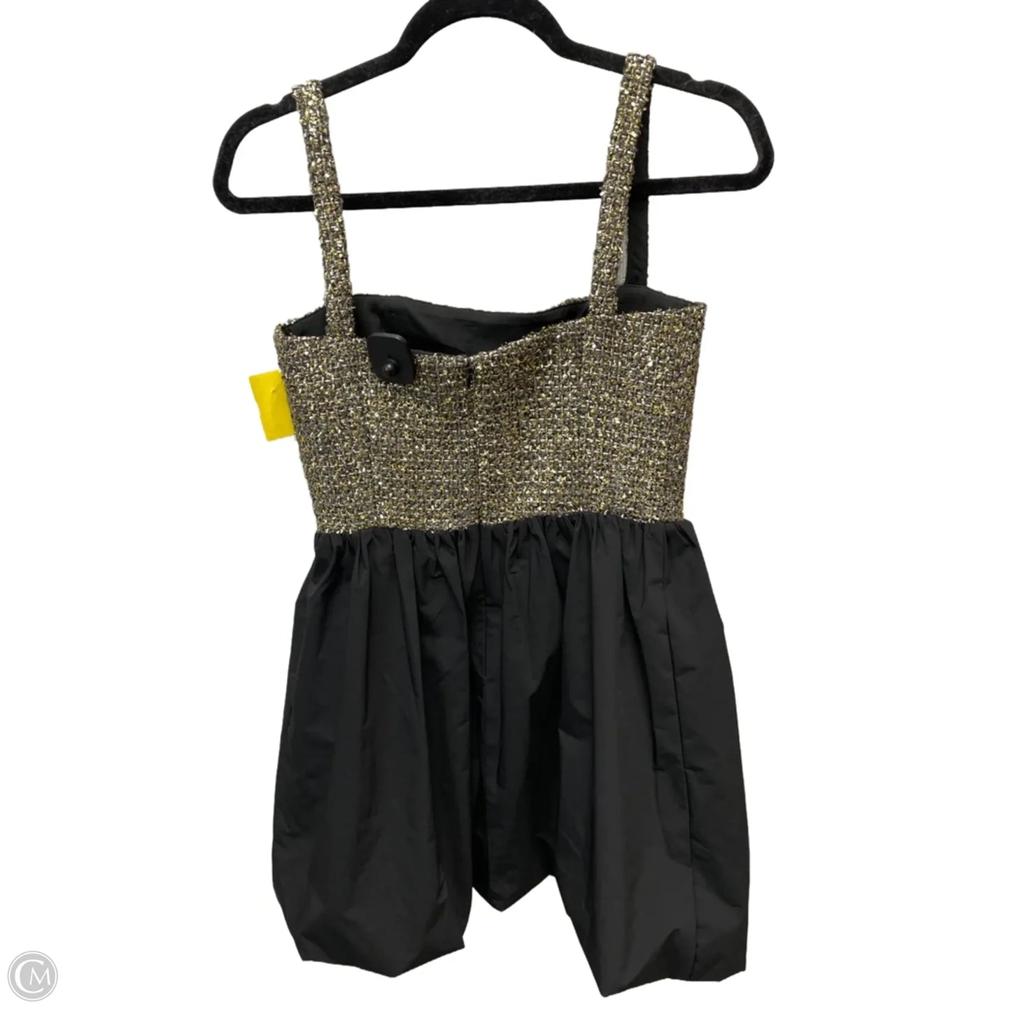 Dress Party Short By Amanda Uprichard In Black & Gold, Size: S